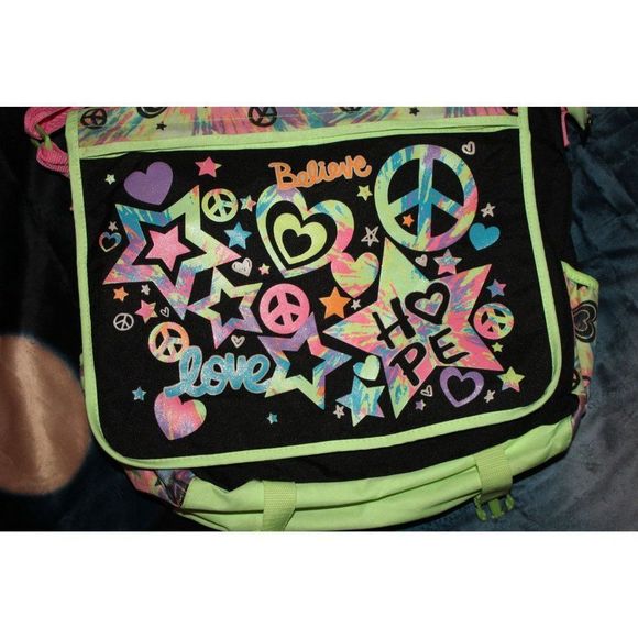 Justice Cross Body Messenger Shoulder Bag 5" x‎ 12" x 14" - Picture 2 of 11